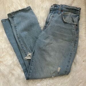 Abercrombie size 2 R straight ultra boyfriend mid rise